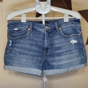 Lucky Brand, Ava Mid rise Shorts, denim, 12/31
